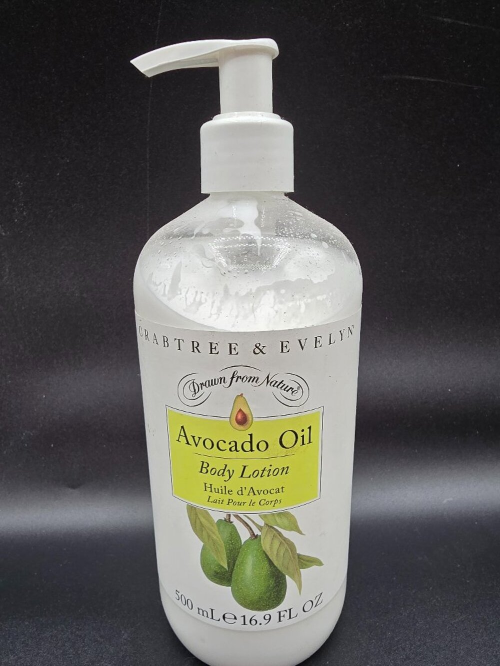 Crabtree & Evelyn Avocado Oil Body Lotion 16.9 oz Vintage Bottle NEW